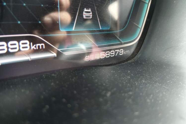 Used BYD Song PLUS New Energy 2021 DM-i 51KM Prestige Model Odometer Close Up