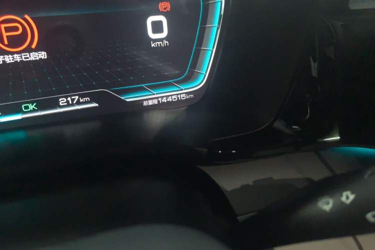Used BYD Song PLUS New Energy 2021 EV Deluxe Model Odometer Close Up
