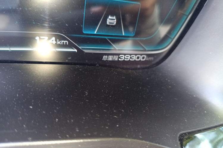 Used BYD Song PLUS New Energy 2021 DM-i 51KM Prestige Model Odometer Close Up