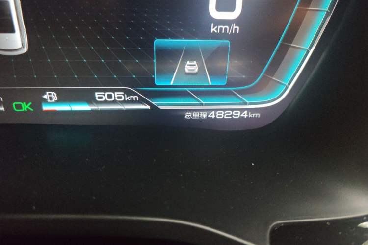 Used BYD Song PLUS New Energy 2021 DM-i 51KM Prestige Model Odometer Close Up