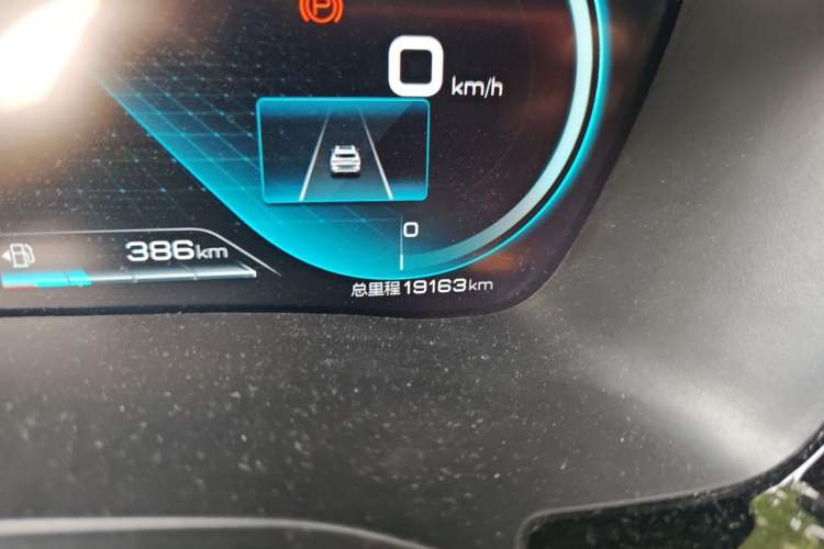 Used BYD Song PLUS New Energy 2021 DM-i 51KM Prestige Model Odometer Close Up