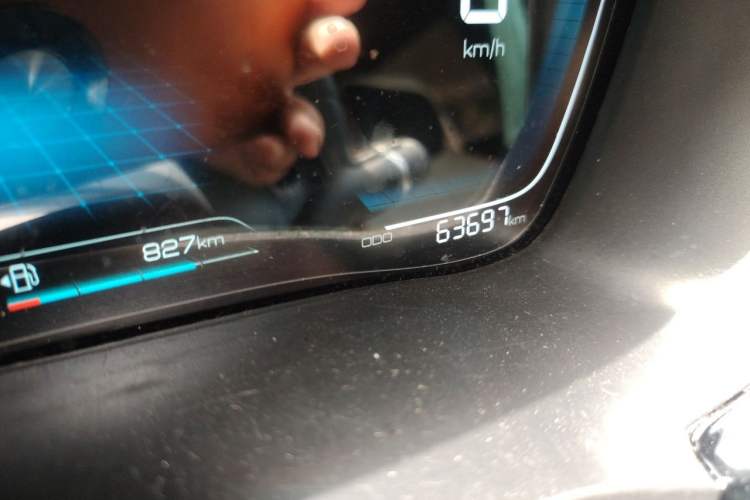 Used BYD Song PLUS New Energy 2021 DM-i 110KM Flagship Model Odometer Close Up