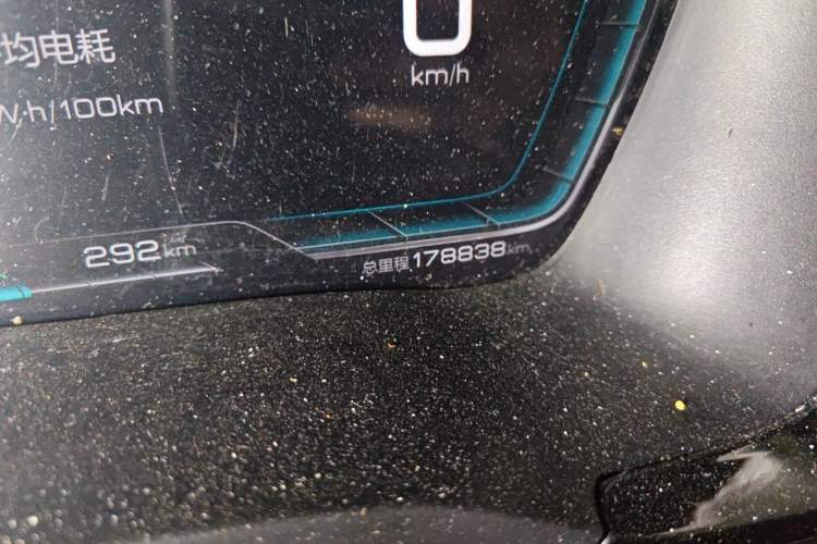 Used BYD Song PLUS New Energy 2021 EV Deluxe Model Odometer Close Up