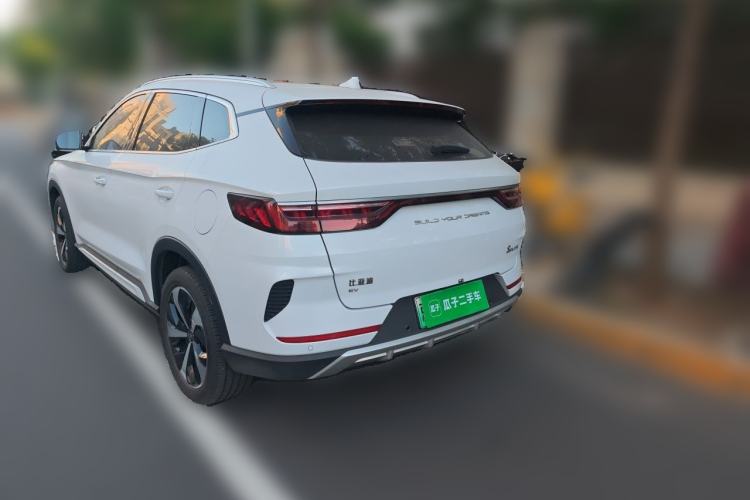 Used BYD Song PLUS New Energy 2021 EV Deluxe Model Rear Left 45 Deg