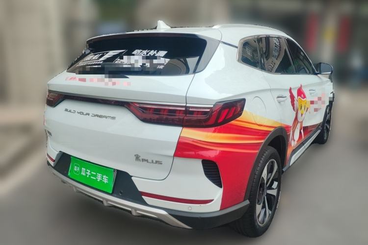 Used BYD Song PLUS New Energy 2021 EV Deluxe Model Rear Right 45 Deg