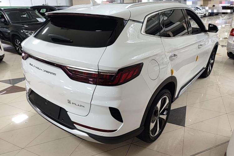 Used BYD Song PLUS New Energy 2021 DM-i 100KM Four-Wheel Drive Flagship PLUS Rear Right 45 Deg