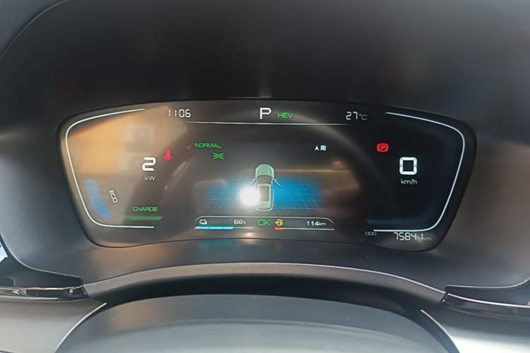 Used BYD Song PLUS New Energy 2021 DM-i 110KM Flagship Model Instrument Cluster