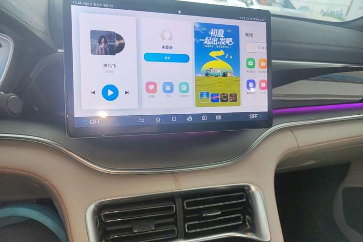 Used BYD Song PLUS New Energy 2023 Champion Edition DM-i 150KM Flagship PLUS Audio And AC Panel