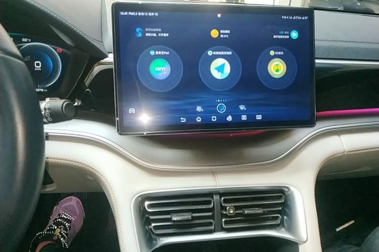 Used BYD Song PLUS New Energy 2023 Champion Edition DM-i 110KM Flagship PLUS Audio And AC Panel