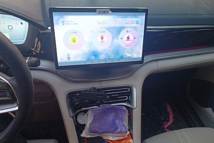 Used BYD Song PLUS New Energy 2023 Champion Edition DM-i 110KM Flagship PLUS Audio And AC Panel