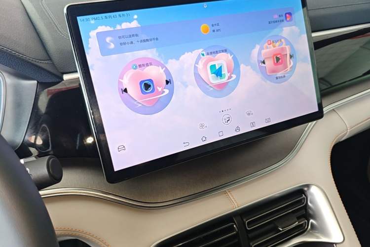 Used BYD Song PLUS New Energy 2023 Champion Edition DM-i 150KM Flagship PLUS Audio And AC Panel