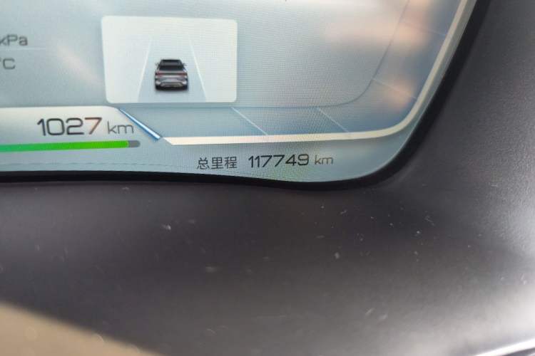 Used BYD Song PLUS New Energy 2023 Champion Edition DM-i 150KM Flagship PLUS 5G Odometer Close Up