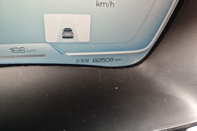 Used BYD Song PLUS New Energy 2023 Champion Edition EV 520KM Flagship Model Odometer Close Up