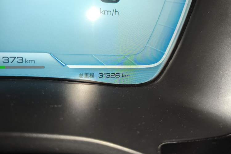 Used BYD Song PLUS New Energy 2023 Champion Edition EV 520KM Prestige Model Odometer Close Up