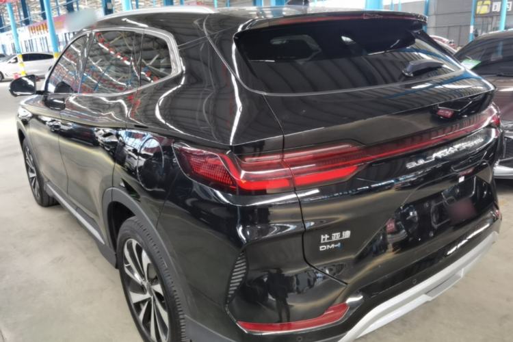 Used BYD Song PLUS New Energy 2023 Champion Edition DM-i 150KM Flagship PLUS Rear Left 45 Deg