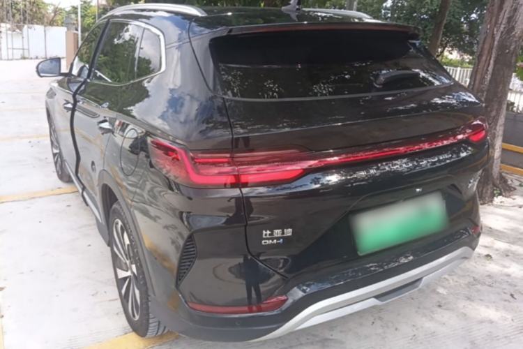 Used BYD Song PLUS New Energy 2023 Champion Edition DM-i 110KM Flagship Model Rear Left 45 Deg