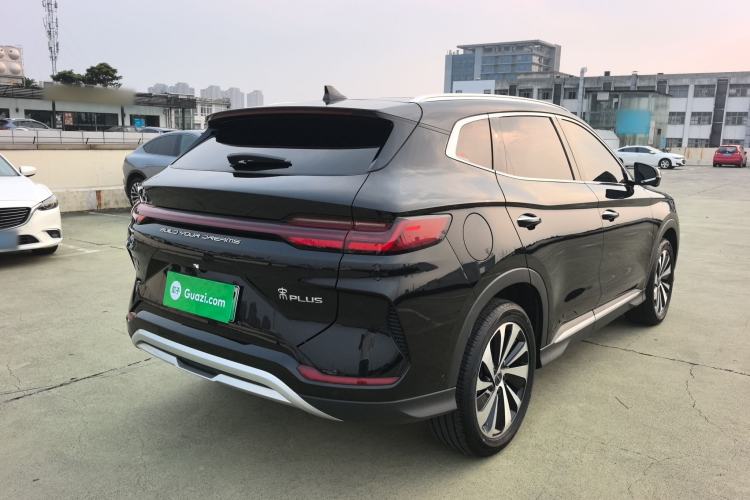 Used BYD Song PLUS New Energy 2023 Champion Edition DM-i 150KM Flagship PLUS 5G Rear Right 45 Deg