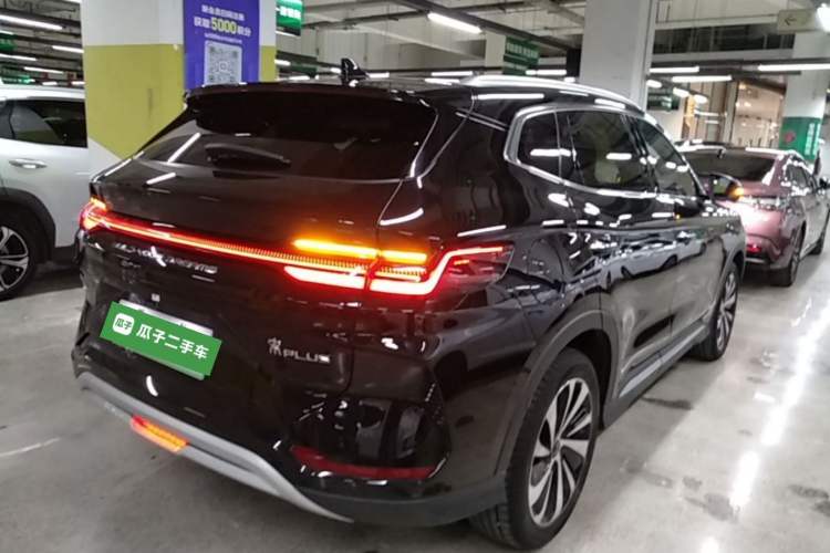 Used BYD Song PLUS New Energy 2023 Champion Edition DM-i 110KM Flagship PLUS Rear Right 45 Deg