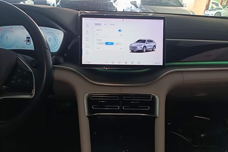 Used BYD Song PLUS New Energy 2023 Champion Edition DM-i 150KM Flagship PLUS Audio And AC Panel