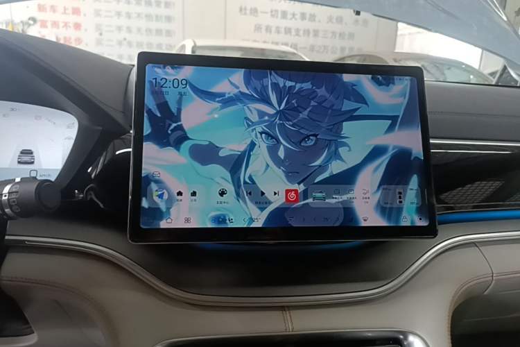 Used BYD Song PLUS New Energy 2023 Champion Edition DM-i 150KM Flagship PLUS Audio And AC Panel