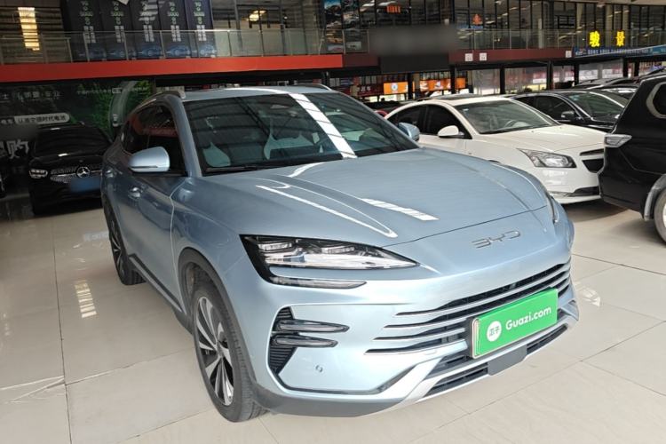 Used BYD Song PLUS New Energy 2023 Champion Edition DM-i 150KM Flagship PLUS 5G Front Right 45 Deg