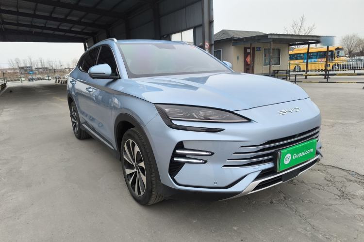Used BYD Song PLUS New Energy 2023 Champion Edition DM-i 110KM Flagship Model Front Right 45 Deg