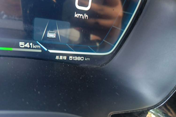 Used BYD Song PLUS New Energy 2023 Champion Edition DM-i 110KM Flagship PLUS Odometer Close Up