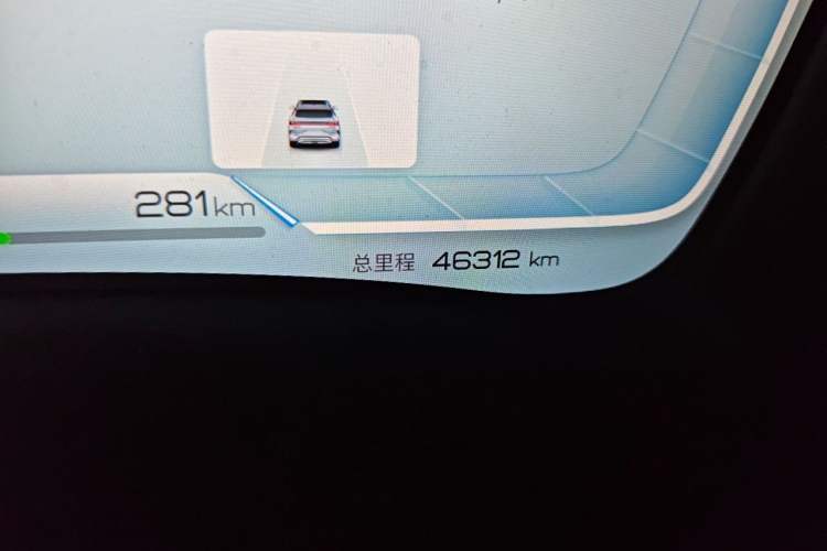 Used BYD Song PLUS New Energy 2023 Champion Edition DM-i 150KM Flagship PLUS Odometer Close Up
