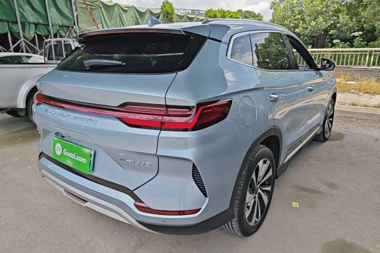 Used BYD Song PLUS New Energy 2023 Champion Edition EV 520KM Luxury Model Rear Right 45 Deg