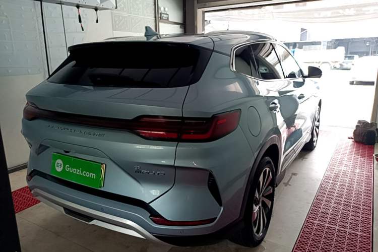 Used BYD Song PLUS New Energy 2023 Champion Edition EV 520KM Prestige Model Rear Right 45 Deg