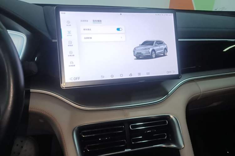 Used BYD Song PLUS New Energy 2023 Champion Edition EV 520KM Prestige Model Audio And AC Panel