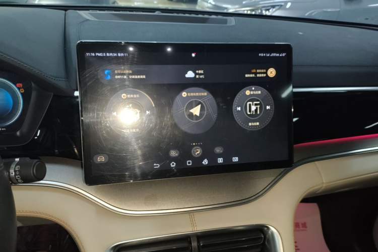 Used BYD Song PLUS New Energy 2023 Champion Edition DM-i 110KM Flagship PLUS Audio And AC Panel