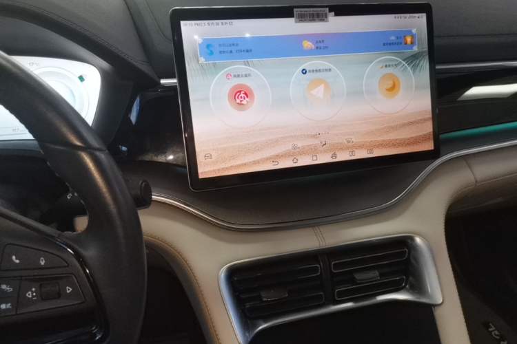 Used BYD Song PLUS New Energy 2023 Champion Edition DM-i 110KM Flagship Model Audio And AC Panel