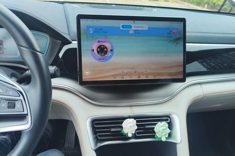 Used BYD Song PLUS New Energy 2023 Champion Edition DM-i 150KM Flagship PLUS Audio And AC Panel