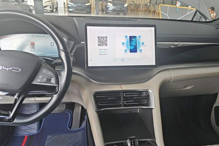 Used BYD Song PLUS New Energy 2023 Champion Edition DM-i 110KM Flagship Model Audio And AC Panel
