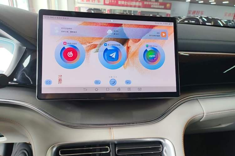 Used BYD Song PLUS New Energy 2023 Champion Edition DM-i 110KM Flagship Model Audio And AC Panel