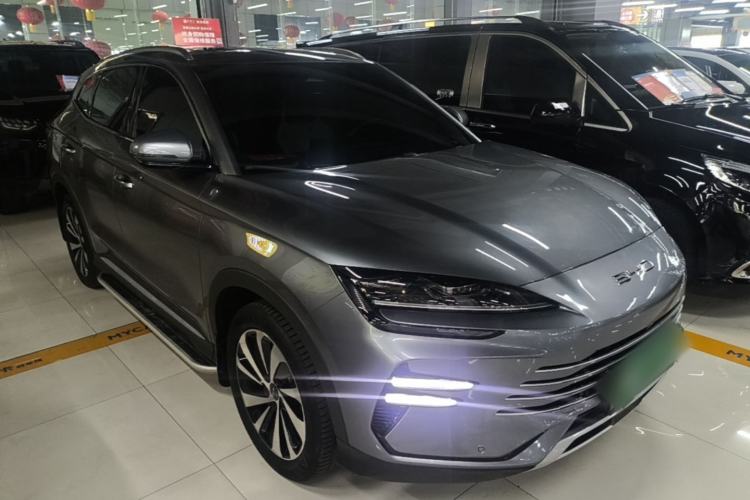 Used BYD Song PLUS New Energy 2023 Champion Edition DM-i 110KM Flagship PLUS Front Right 45 Deg