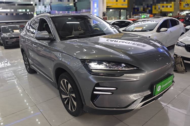 Used BYD Song PLUS New Energy 2023 Champion Edition EV 520KM Luxury Model Front Right 45 Deg