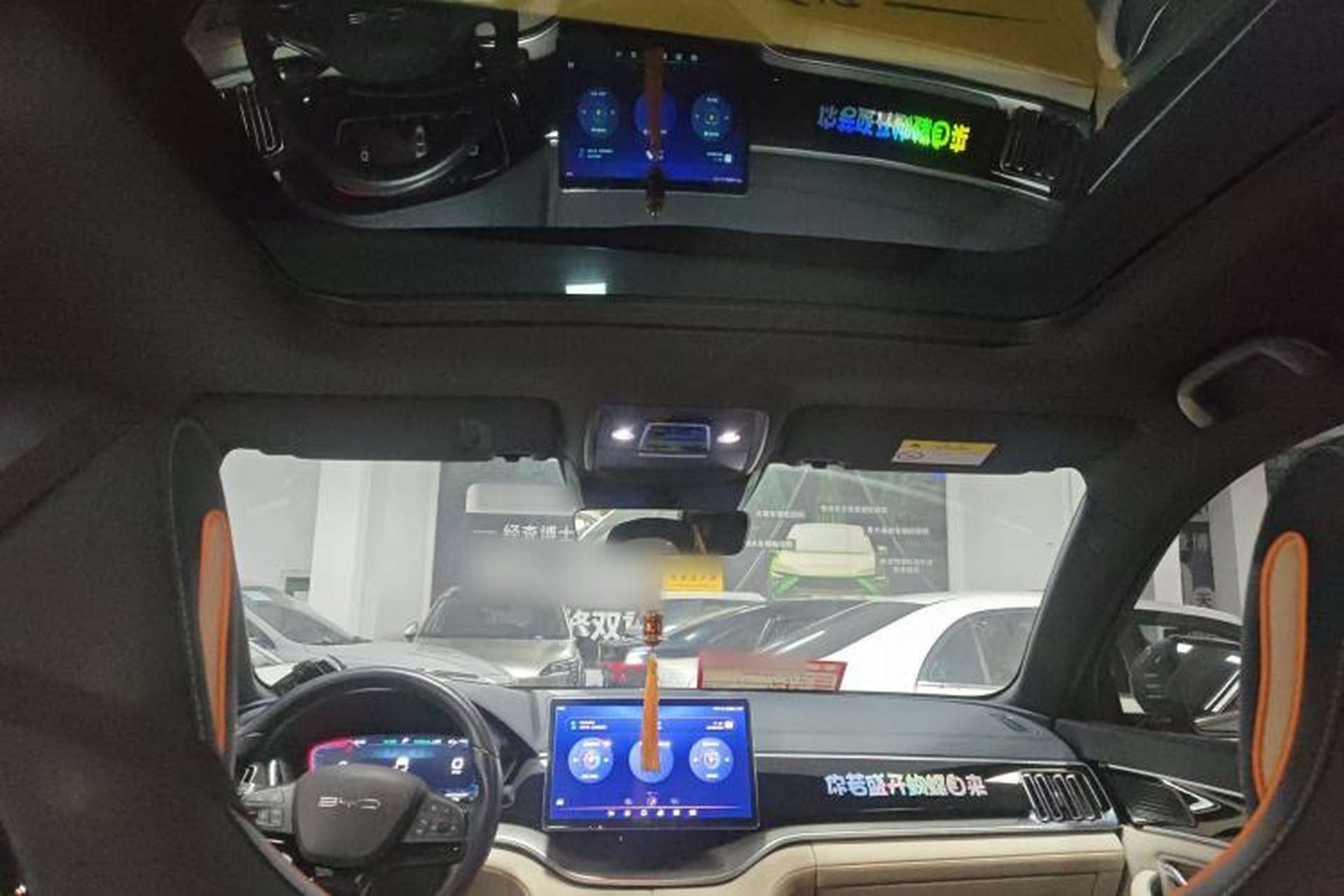 Used BYD Song PLUS New Energy 2023 Champion Edition EV 520KM Prestige Model Headliner