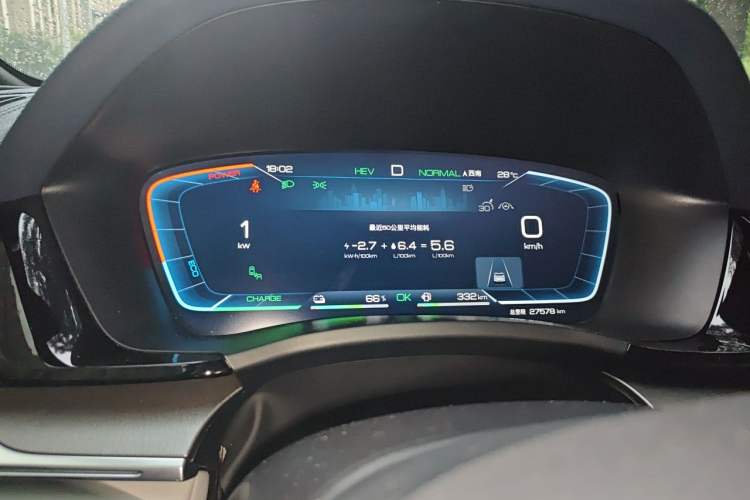 Used BYD Song PLUS New Energy 2023 Champion Edition DM-i 150KM Flagship PLUS Instrument Cluster