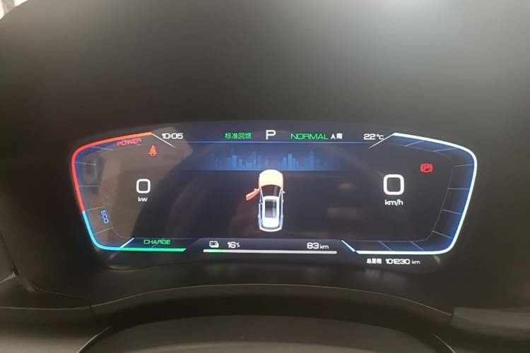 Used BYD Song PLUS New Energy 2023 Champion Edition EV 520KM Luxury Model Instrument Cluster