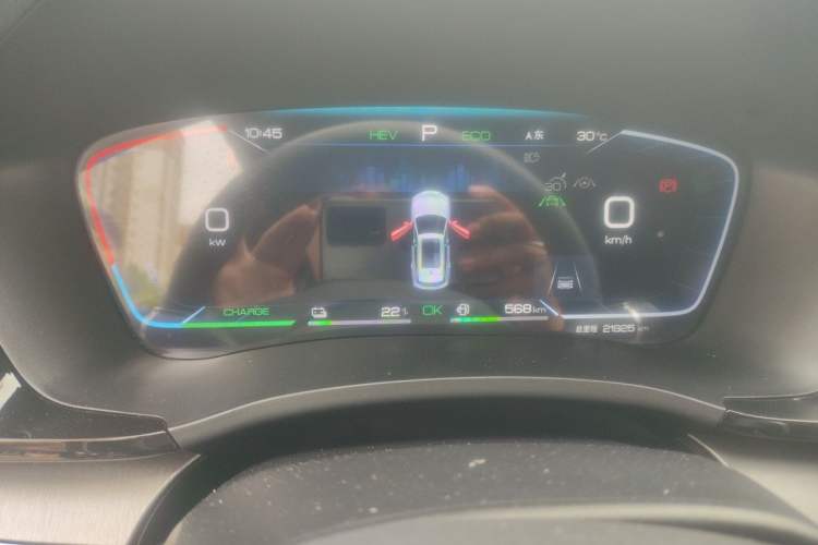 Used BYD Song PLUS New Energy 2023 Champion Edition DM-i 110KM Flagship PLUS Odometer Close Up
