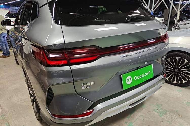 Used BYD Song PLUS New Energy 2023 Champion Edition DM-i 110KM Flagship Model Rear Left 45 Deg