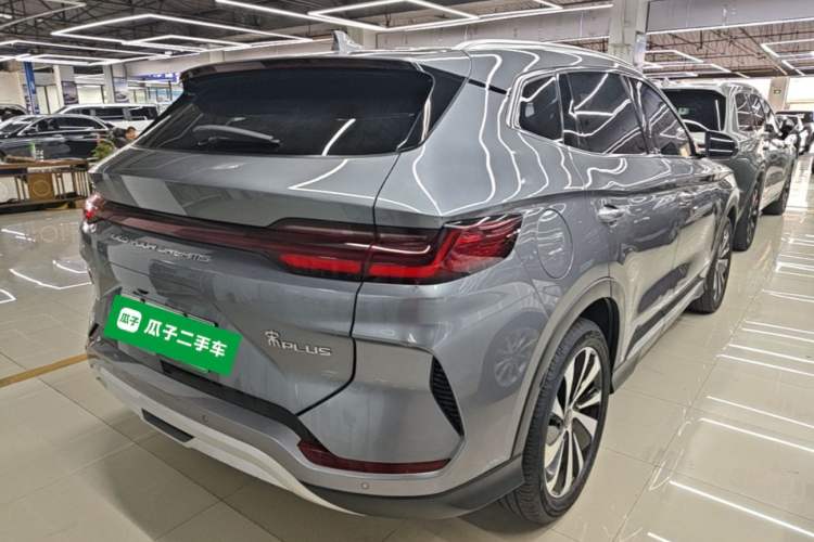 Used BYD Song PLUS New Energy 2023 Champion Edition DM-i 110KM Flagship Model Rear Right 45 Deg