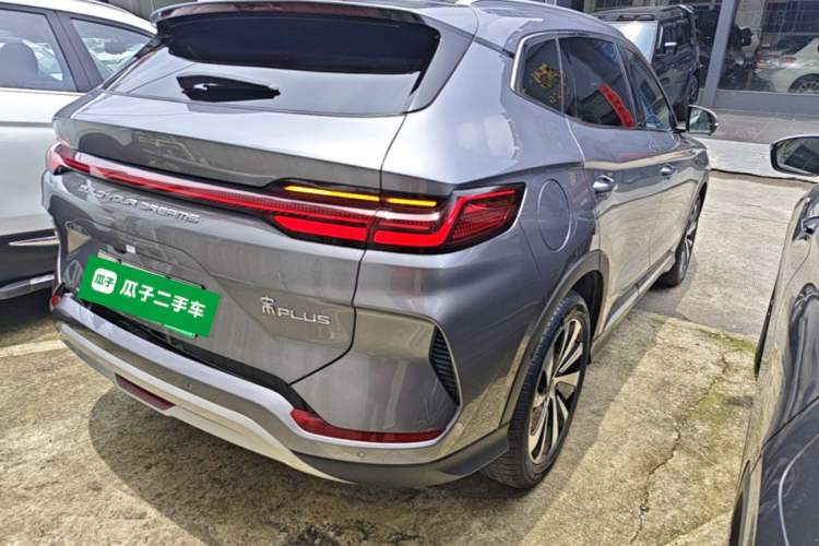 Used BYD Song PLUS New Energy 2023 Champion Edition DM-i 110KM Flagship PLUS Rear Right 45 Deg
