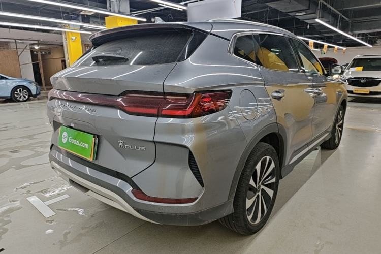 Used BYD Song PLUS New Energy 2023 Champion Edition EV 520KM Luxury Model Rear Right 45 Deg