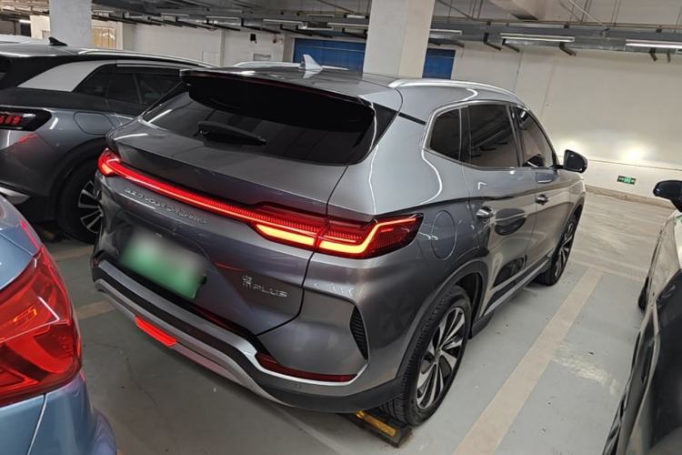Used BYD Song PLUS New Energy 2023 Champion Edition EV 520KM Flagship Model Rear Right 45 Deg