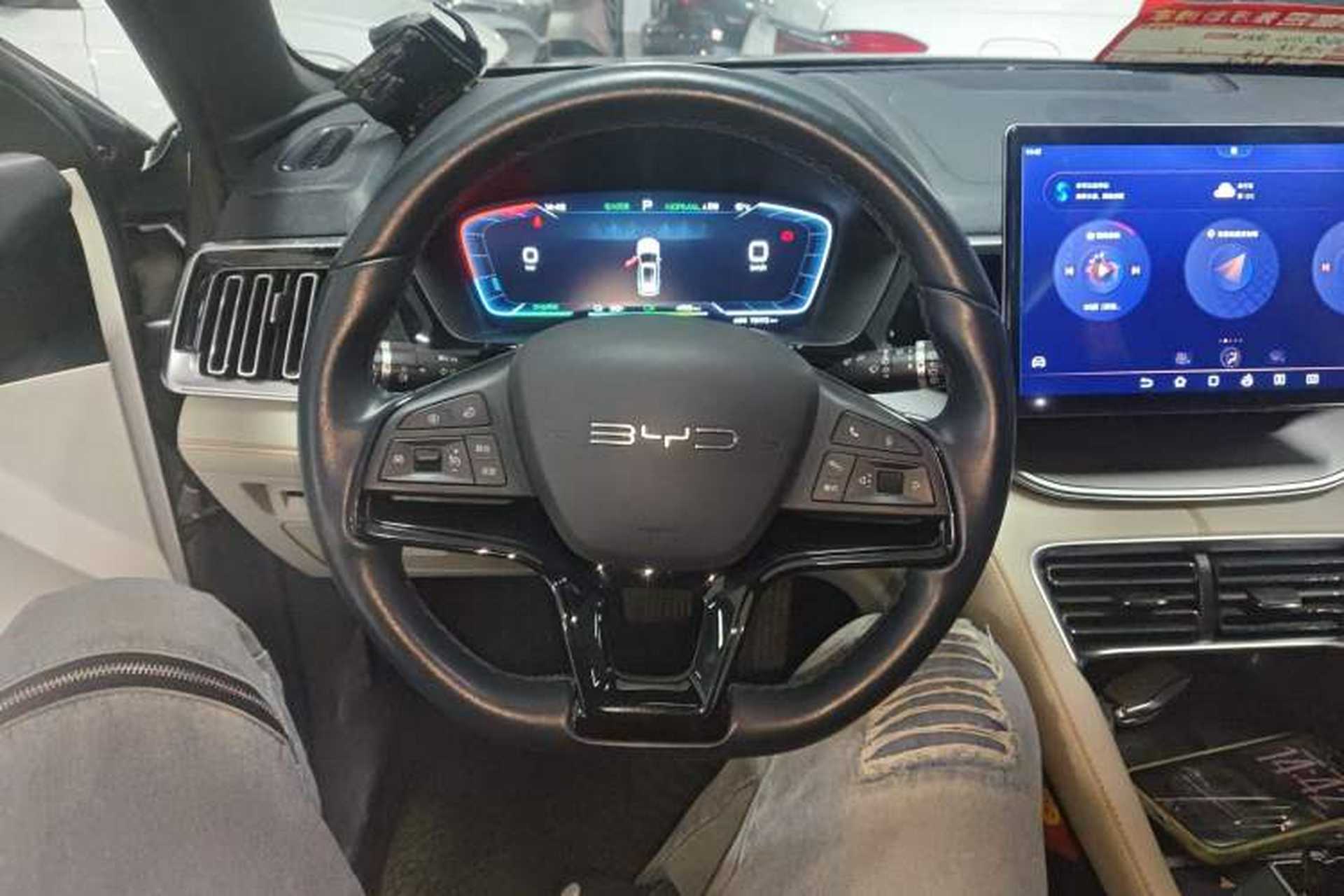 Used BYD Song PLUS New Energy 2023 Champion Edition EV 520KM Prestige Model Steering Wheel