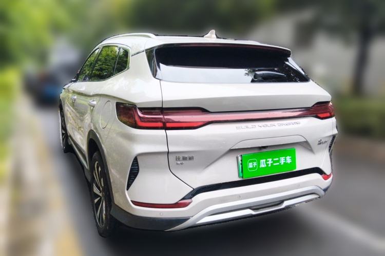 Used BYD Song PLUS New Energy 2023 Champion Edition EV 520KM Luxury Model Rear Left 45 Deg