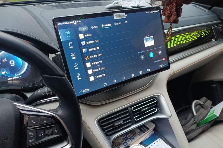 Used BYD Song PLUS New Energy 2023 Champion Edition EV 605KM Flagship PLUS Audio And AC Panel
